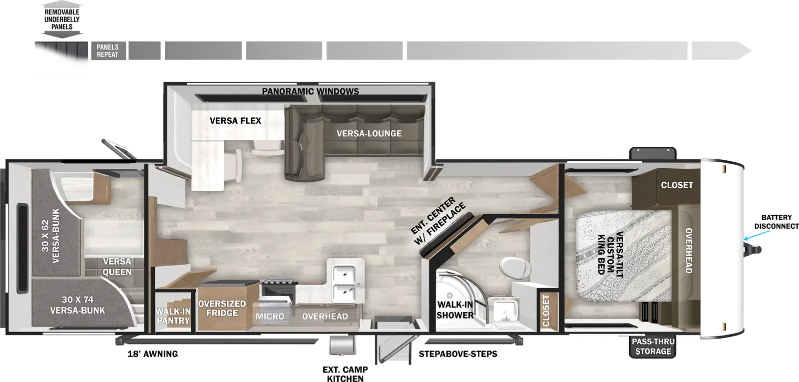 Wildwood 29VBUD Floorplan